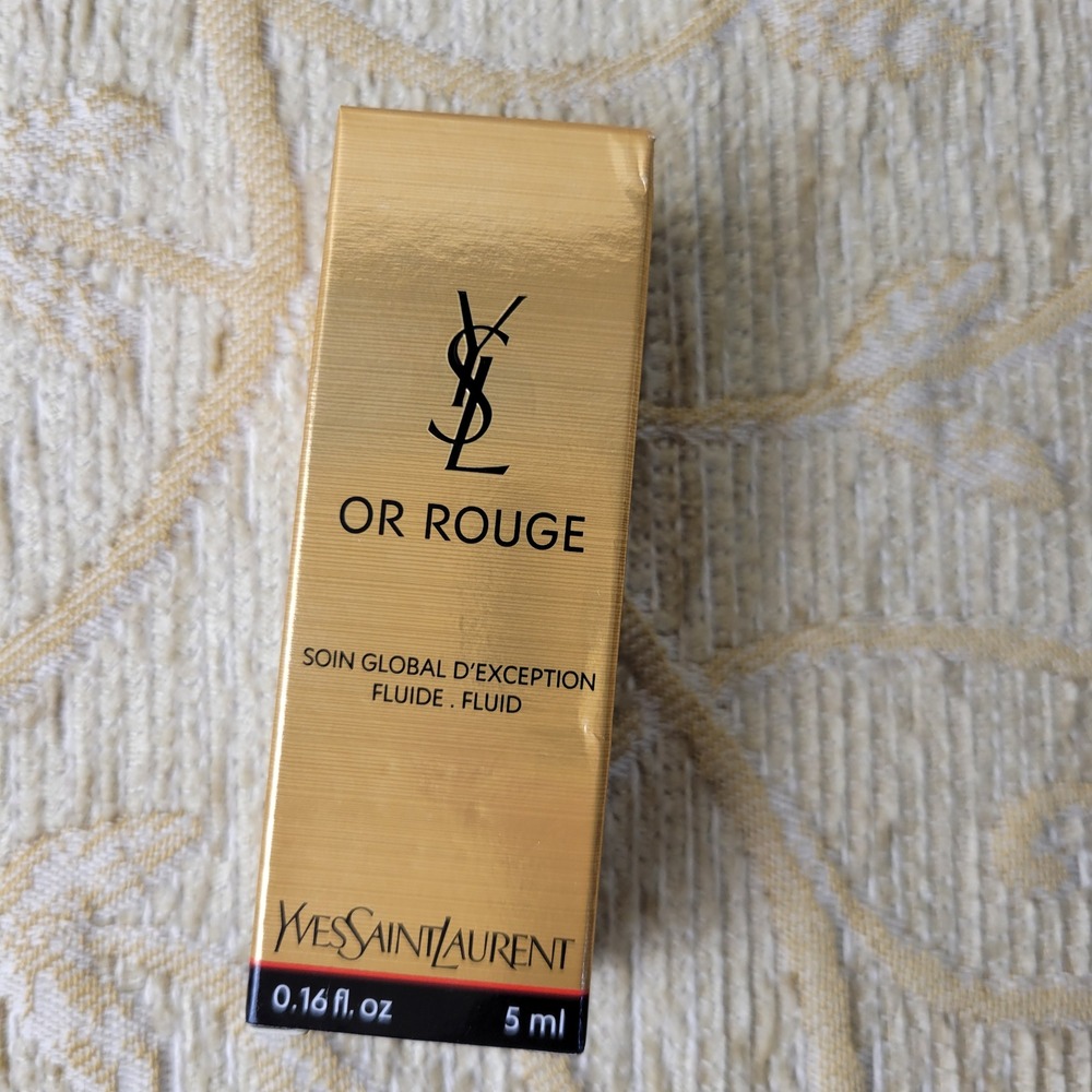Yves Saint Laurent YSL Or Rouge Soin Global D'Exception Fluide 5ml 0.16oz New